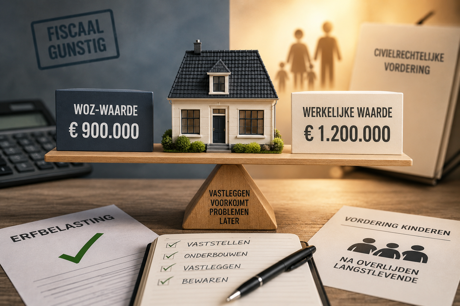 WOZ-waarde of werkelijke waarde? Een niet-vastgelegde vordering kan kostbaar uitpakken!